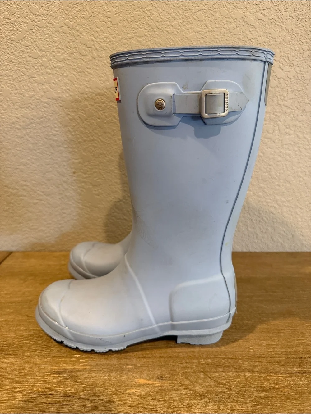 Light Blue Hunter Rain Boots